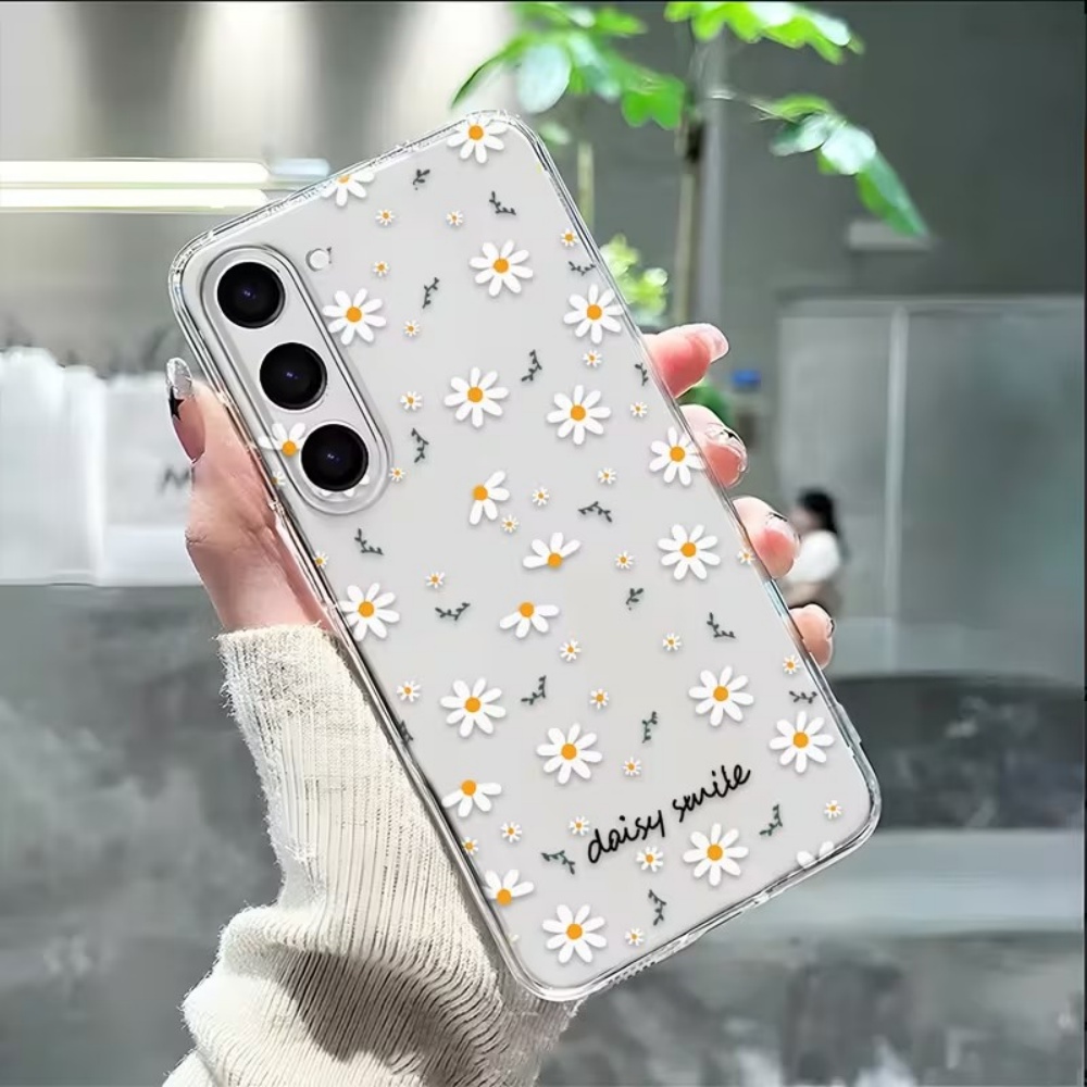 Yellow White Daisy Flowers Pho - Phone Cases Yellow 评论和价格