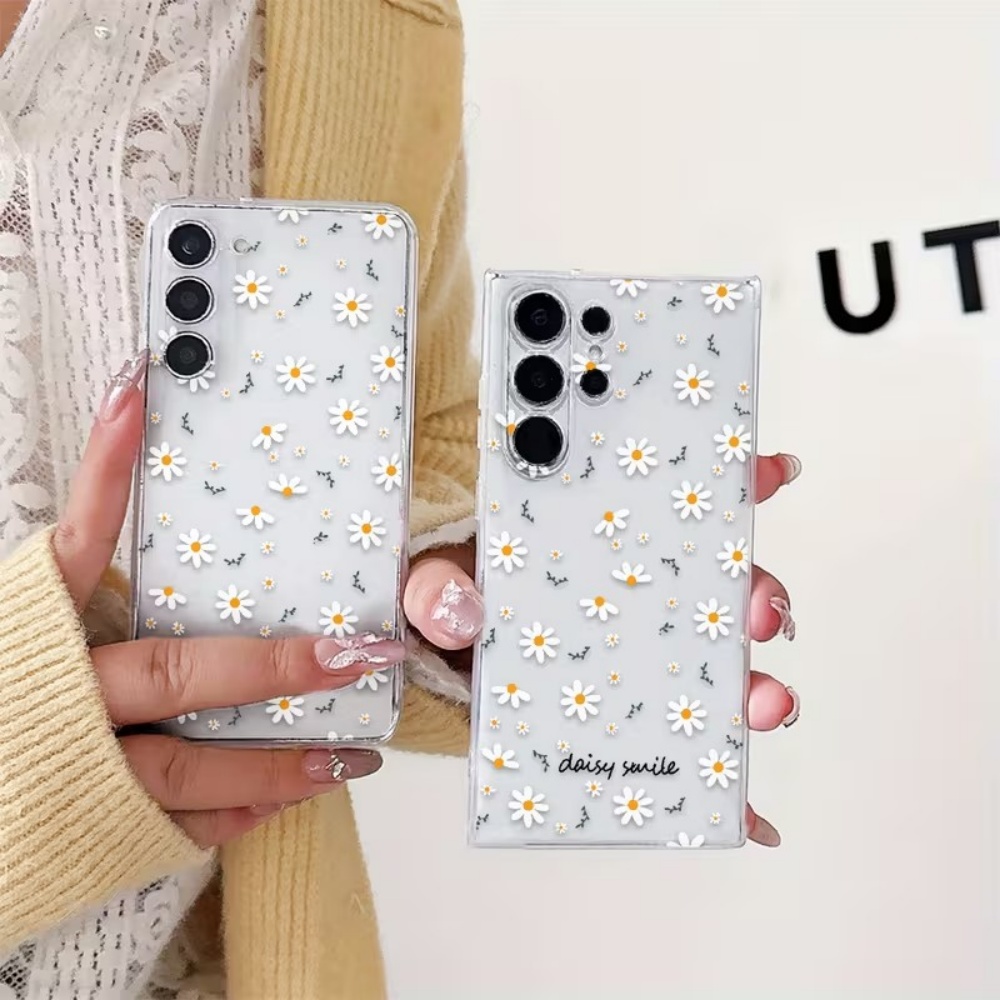 Yellow White Daisy Flowers Pho - Phone Cases Yellow 评论和价格