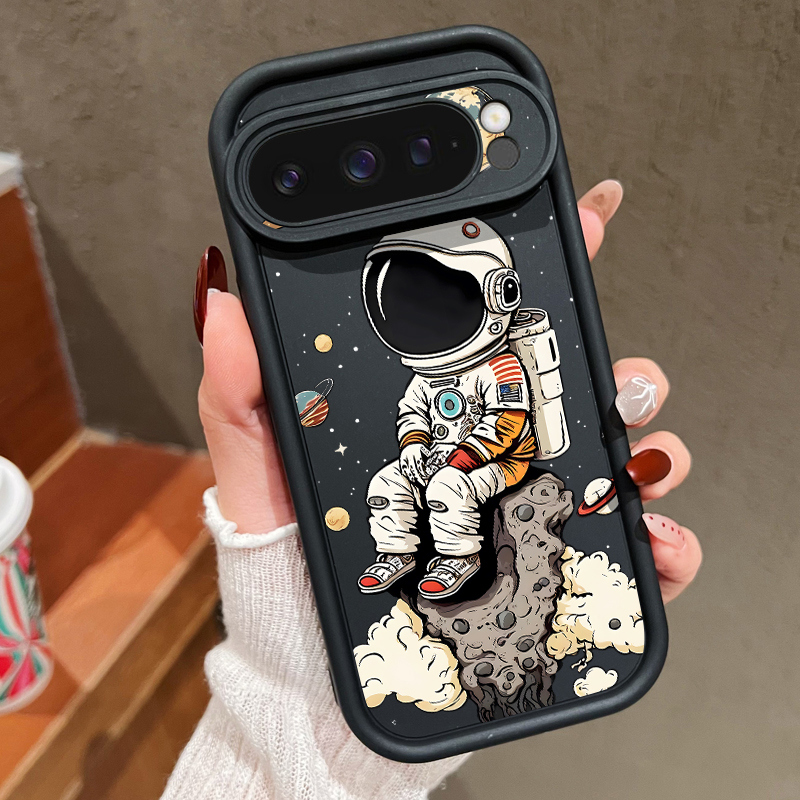 Cartoon Astronaut Print TPU Ph - Phone Cases Pixel 10 评论和价格