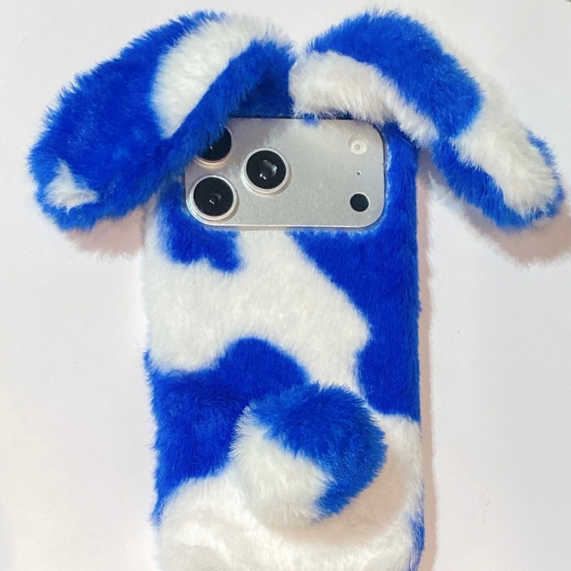 Cute Rabbit Design Fluffy Phon - Phone Cases Iphone 15 评论和价格