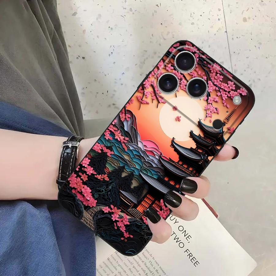 Aesthetic Mount Fuji Funda Pho - Phone Cases Holder 评论和价格