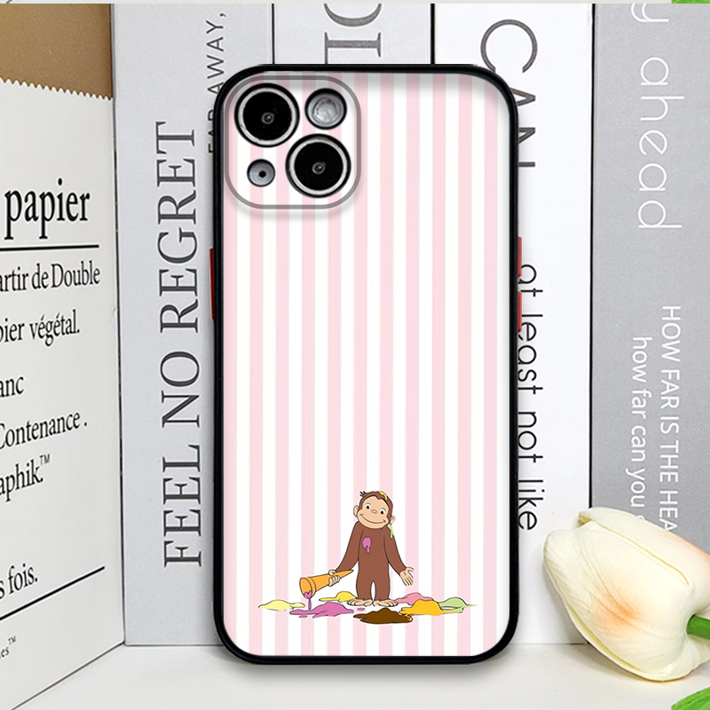 Cartoon Striped Monkey Holding - Phone Cases Iphone 15 评论和价格
